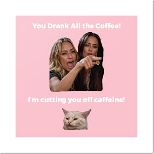 Coffee Cat Posters and Art